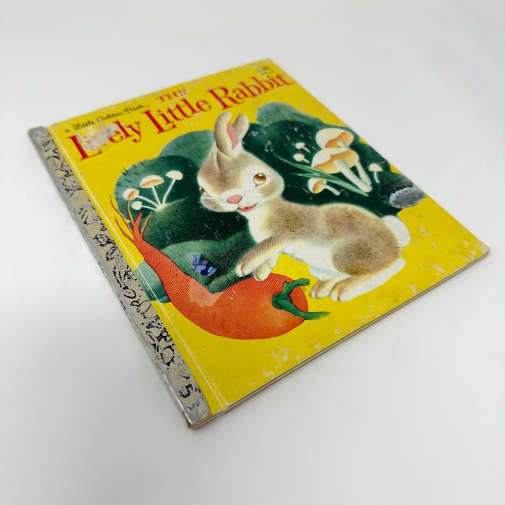 Vintage The Lively Little Rabbit Little Golden Book 1971 Collectable